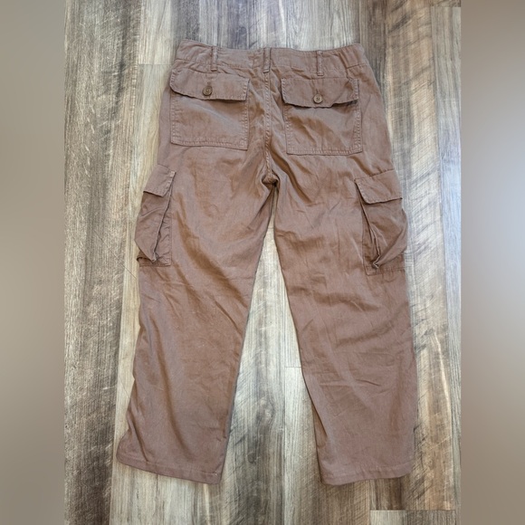 Frame Denim Relaxed Fit Utility Pants in Washed Latte, size 26 - Picture 15 of 16
